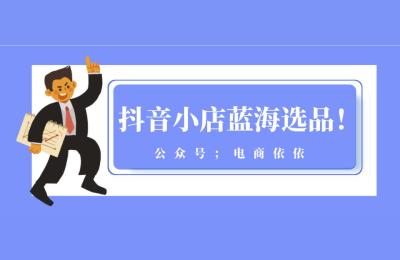细分冷门蓝海选品方法总结,如何找蓝海项目