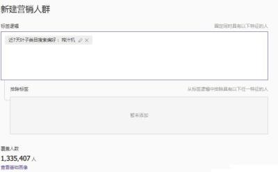 淘宝直通车怎么拉回人群标签,极速推和直通车可以同时开吗