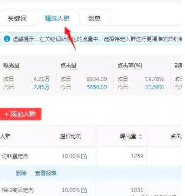 直通车定向和溢价的方法,如何低价引爆流量