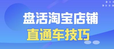 淘宝直通车能带动店铺流量吗,淘宝店开了两个多月了
