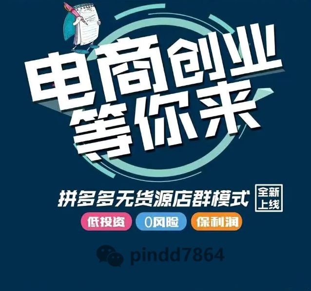 淘刻拼多多店群蓝海玩法,食品无货源做哪个平台好