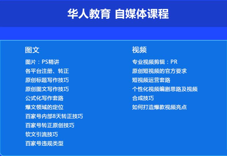 自媒体培训课程下载,网上自媒体的培训课程是不是靠谱的呢