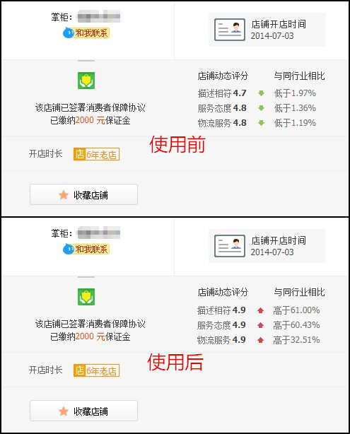 淘宝店铺DSR评分太低怎么办？