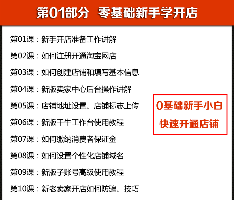 淘宝新店运营教程,刚开的淘宝新店，怎么运营好