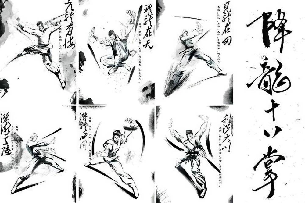 贾真降龙十八掌,降龙十八掌是哪十八种招式？它们分别叫什么名字