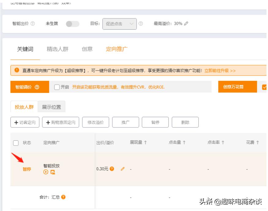 淘宝直通车定向如何优化,淘宝超级推荐和直通车哪个好